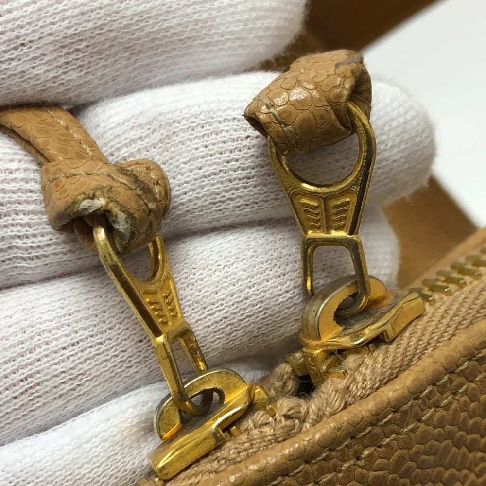 CHANEL Cream Tote Bag